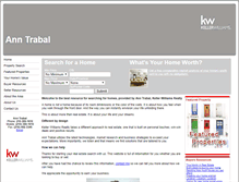 Tablet Screenshot of anntrabal.yourkwagent.com