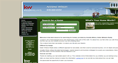 Desktop Screenshot of annettewilson.yourkwagent.com