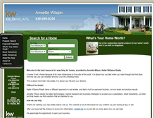 Tablet Screenshot of annettewilson.yourkwagent.com