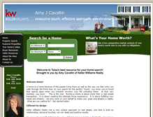 Tablet Screenshot of amycavallin.yourkwagent.com