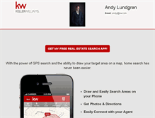 Tablet Screenshot of andylundgren.yourkwagent.com