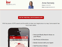 Tablet Screenshot of annekennedy.yourkwagent.com