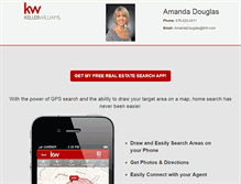 Tablet Screenshot of amandadouglas.yourkwagent.com