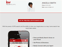 Tablet Screenshot of angelas.yourkwagent.com