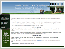 Tablet Screenshot of angeliacleveland.yourkwagent.com