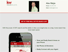 Tablet Screenshot of alexmejia.yourkwagent.com
