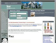 Tablet Screenshot of angelakrealestate.yourkwagent.com