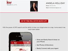 Tablet Screenshot of angelaholliday.yourkwagent.com