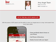 Tablet Screenshot of amyangel.yourkwagent.com