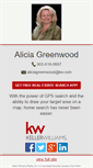 Mobile Screenshot of aliciagreenwood.yourkwagent.com