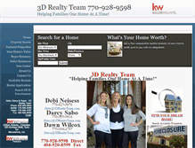 Tablet Screenshot of 3drealtyteam.yourkwagent.com