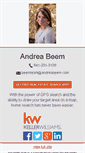 Mobile Screenshot of andreabeem.yourkwagent.com