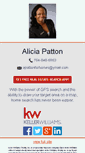 Mobile Screenshot of aliciapatton.yourkwagent.com