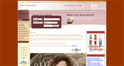 Desktop Screenshot of annsolomon.yourkwagent.com