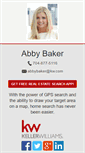 Mobile Screenshot of abbybaker.yourkwagent.com