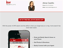 Tablet Screenshot of aliciacastillo.yourkwagent.com
