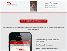 Tablet Screenshot of annthompson.yourkwagent.com