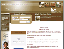 Tablet Screenshot of annmccann.yourkwagent.com