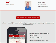 Tablet Screenshot of alanmay.yourkwagent.com