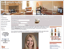Tablet Screenshot of amandakoch.yourkwagent.com