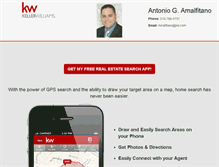 Tablet Screenshot of amalfitano.yourkwagent.com