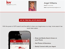 Tablet Screenshot of angelwilliams.yourkwagent.com